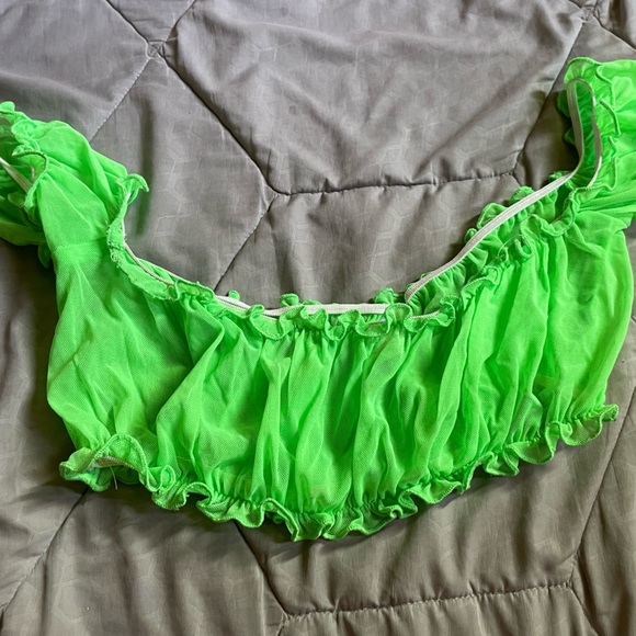 UV Neon Green Rave Set - Picture 3 of 7